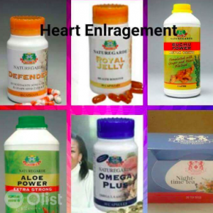 taking medications for heart enlargement