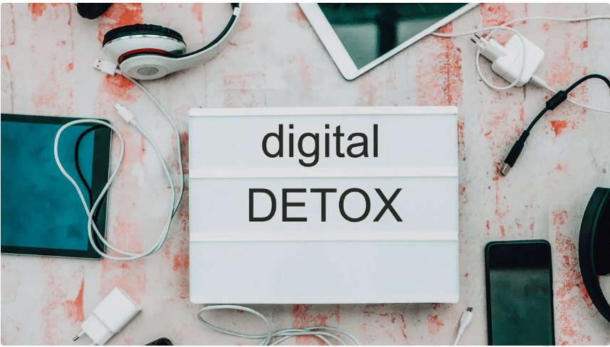 digital detox help with anxiety and stress